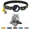 Airtag Pet Collar Adjustable Nylon Puppy Cat Collar CNPC-IE-03