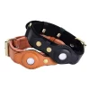 Leather Dog Collar Heavy Duty Dog Necklace For IPhone Airtag CNPC-IE-05