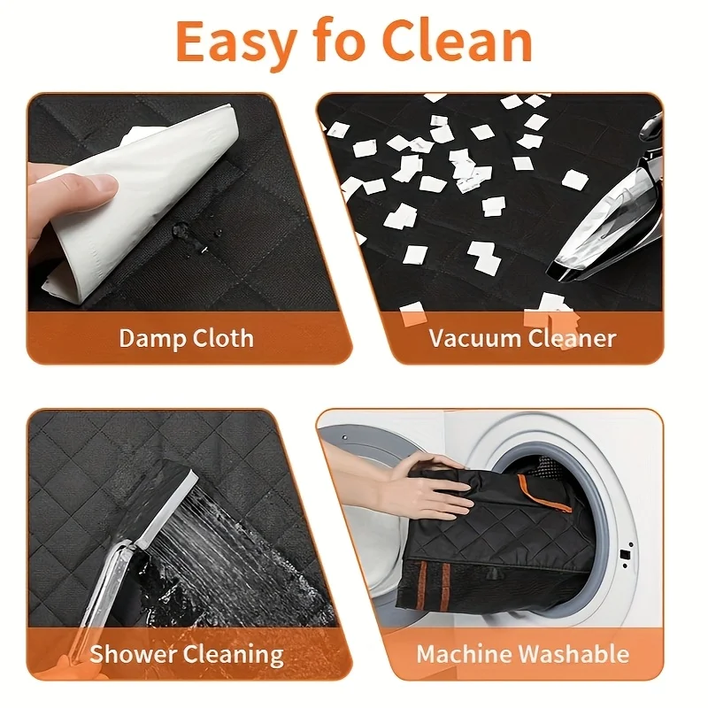 Pet Dog Seat Cover, Hammock Heavy Duty Scratch Resistant Anti Slip CNPC-TA-04 - Image 4