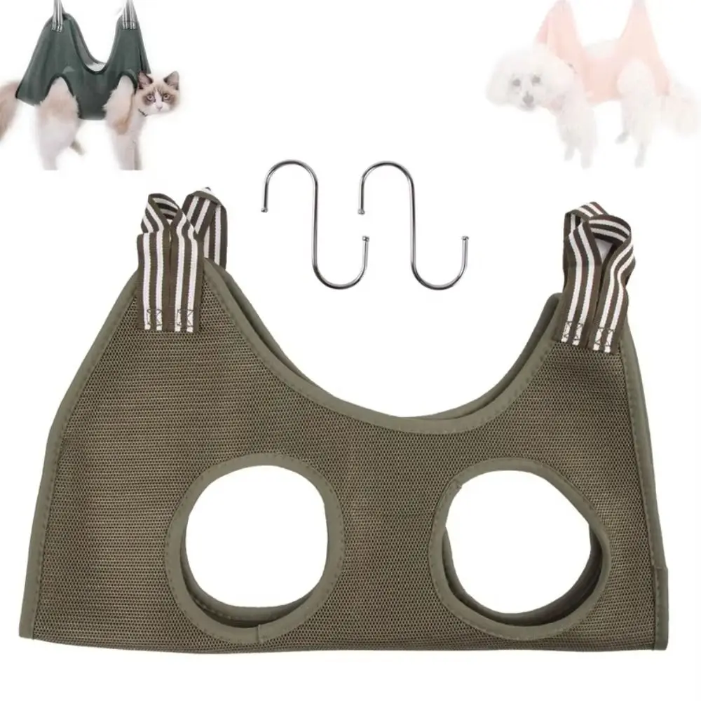 Hanging Pet Grooming Hammock Anti Scratch with 2 Hooks CNPC-BLT-07