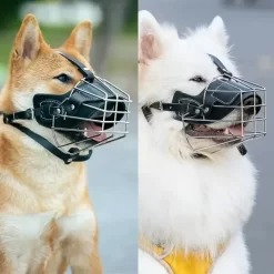 Alternative view of Leather Dog Muzzle Anti Biting Breathable CNPC-BT-04