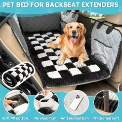 Thick Seat Cushion, Plush Car Cushion, Pet Rear Seat CNPC-TA-08