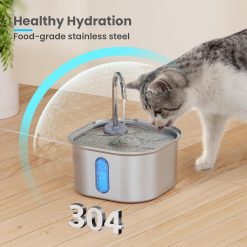Alternative view of Automatic Water Fountain Bowl with Stainless Steel 108oz/3.2L  CNPC-IF-18
