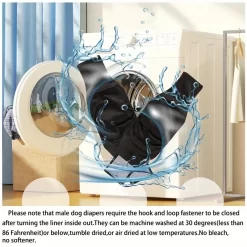 Alternative view of Washable Diaper for Dog & Abdominal Protector Belt CNPC-PO-11