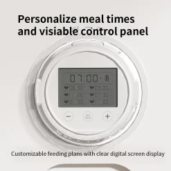 Alternative view of Automatic 6 Meals Pet Feeder for Wet Dry Food CNPC-IF-16