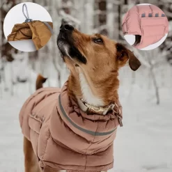 Waterproof High Collar Dog Down Jacket CNPC-C-07