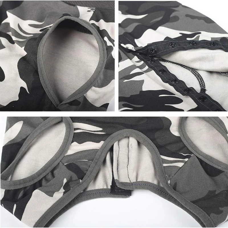 Dog Recovery Suit for Abdominal Wounds CNPC-PO-08 - Image 3