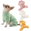 Solid Stripe Dog Winter Jumpsuit Costume CNPC-C-09