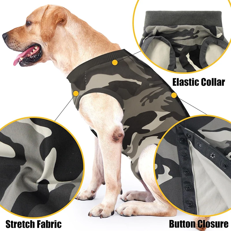 Dog Recovery Suit for Abdominal Wounds CNPC-PO-08 - Image 2