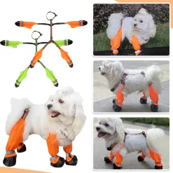 Waterproof Dog Boots Anti-Slip Dog Shoes CNPC-C-12